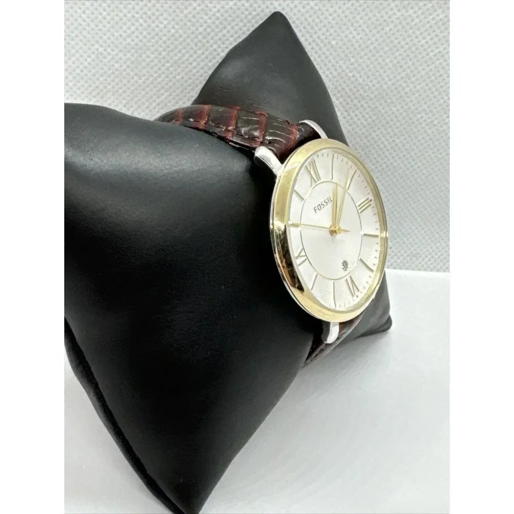 Fossil Jacqueline ES3739 Women Two-Tone Stainless Steel Analog Dial Watch JNA348
